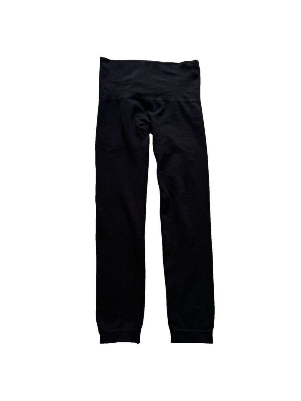 Spanx Look At Me Now Ecocare Leggings Women Sz M Very Black 20344R